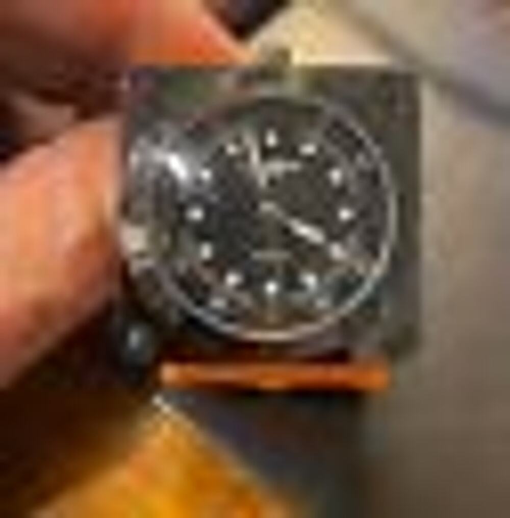 35mm Captain by Collezio Watch, Gun Metal Tone, Snap Close Band